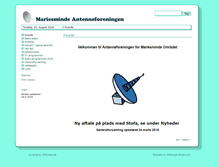 Tablet Screenshot of mariesminde-af.dk